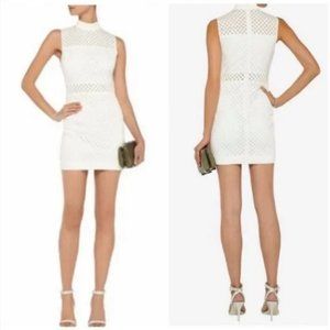 Elizabeth and James Neri Lazer Lattice White Dress